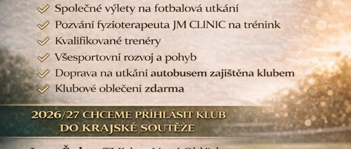 Pojď s námi hrát fotbal..