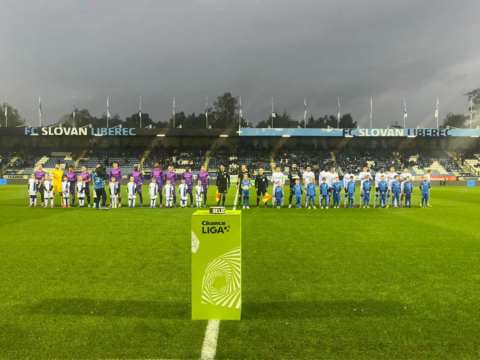 Doprovod ligových hráčů v Liberci